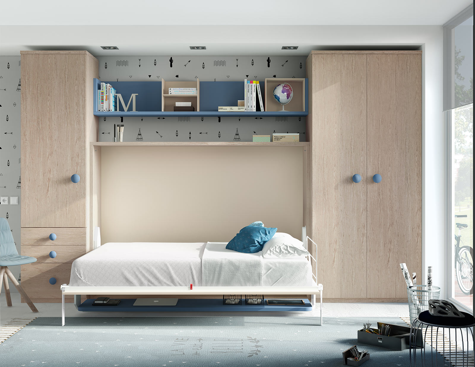 Space Deskbed The London Wallbed Company